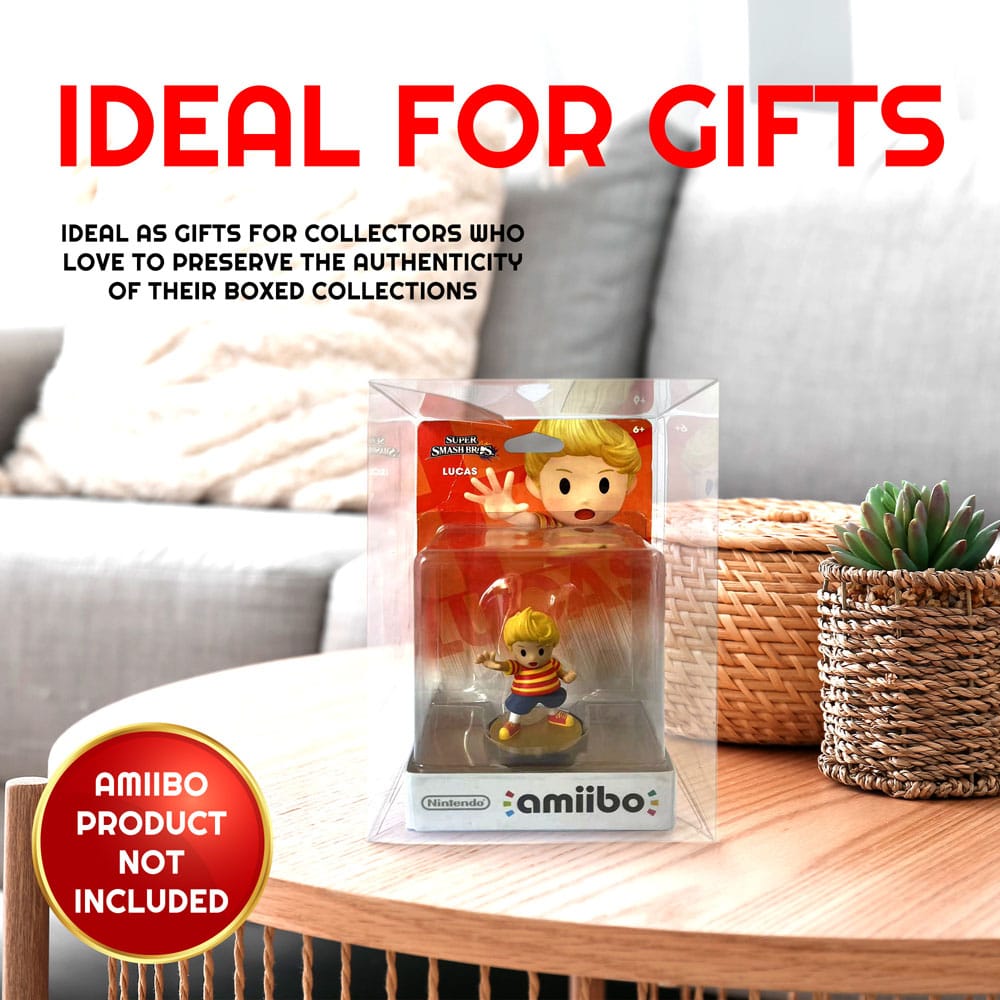 Pack 10 boîtes de protection en PET pour figurines Amiibo