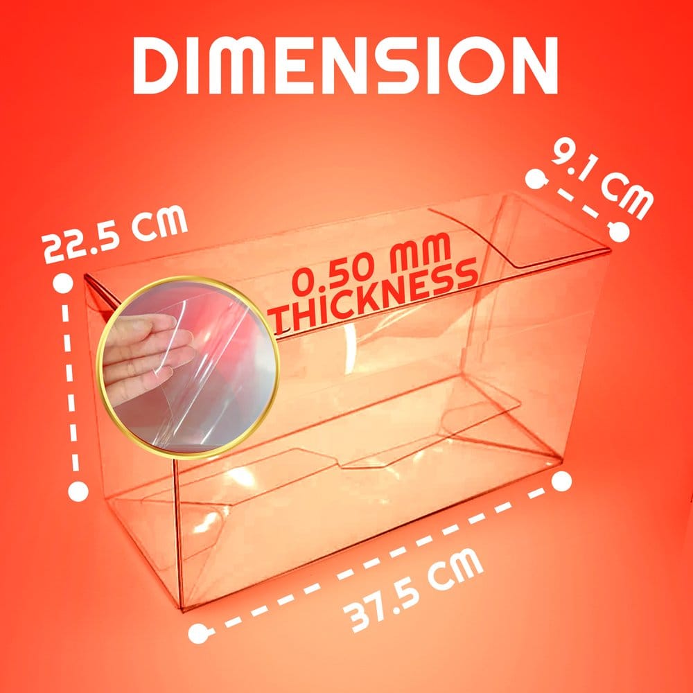 Evoretro Pack 2 boîtes de protection en PET pour Pokémon 151 Écarlate et Violet Collection Ultra-Premium Box