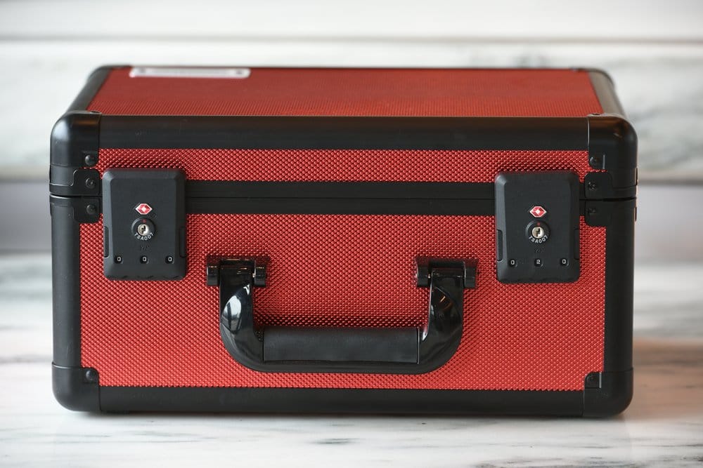 Evoretro valise TCG pour 90 Cartes X Rouge
