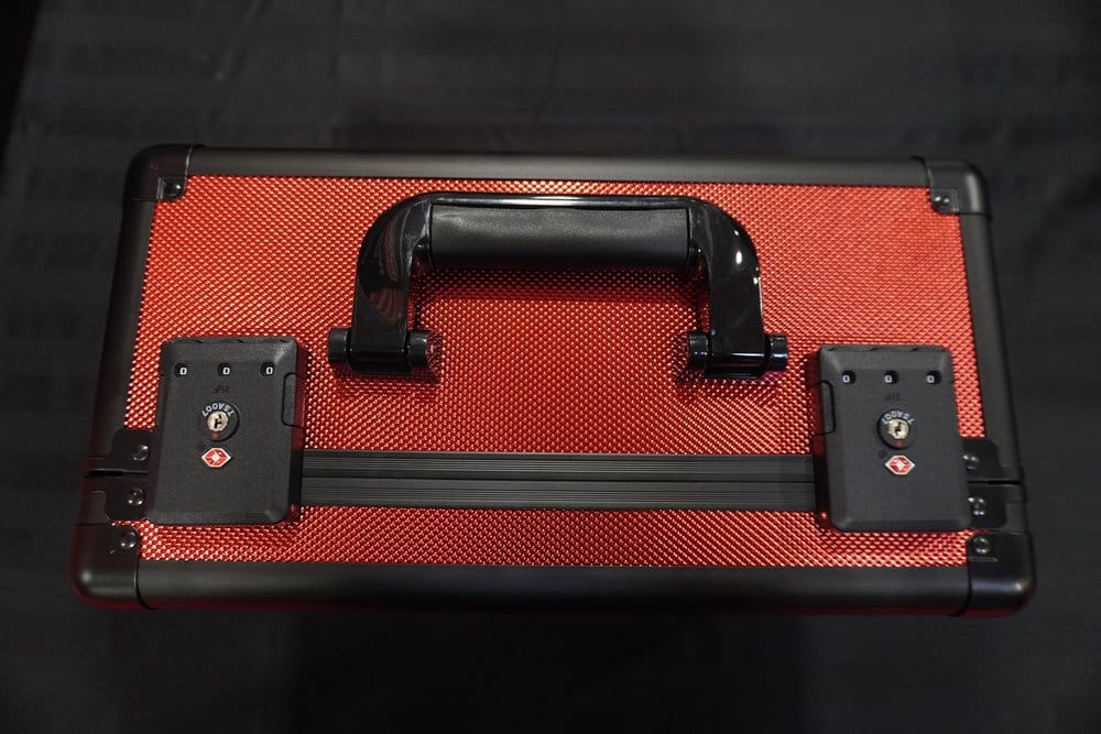 Evoretro valise TCG pour 90 Cartes X Rouge