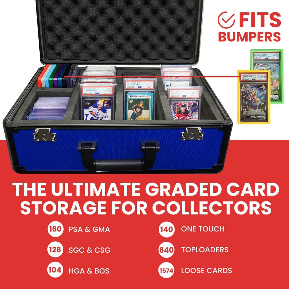 Evoretro valise TCG pour 120 Cartes XL Bleu