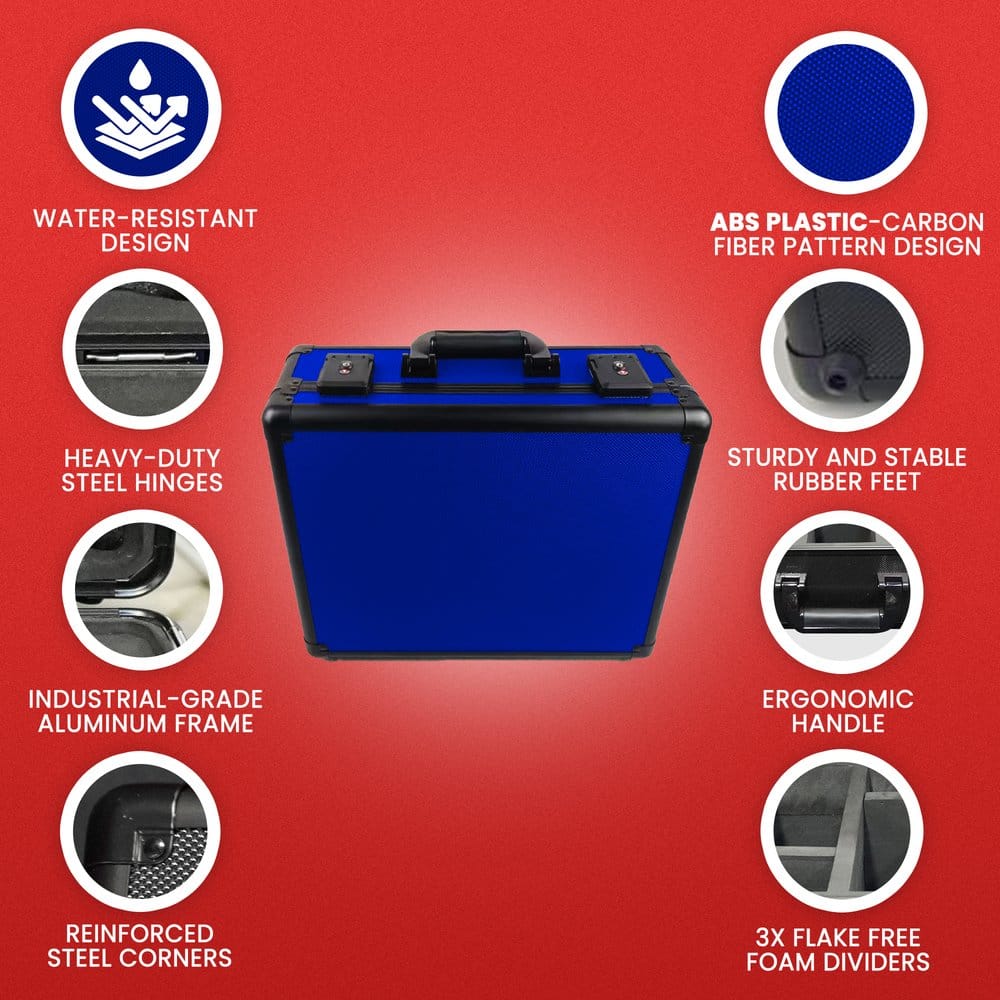 Evoretro valise TCG pour 120 Cartes XL Bleu