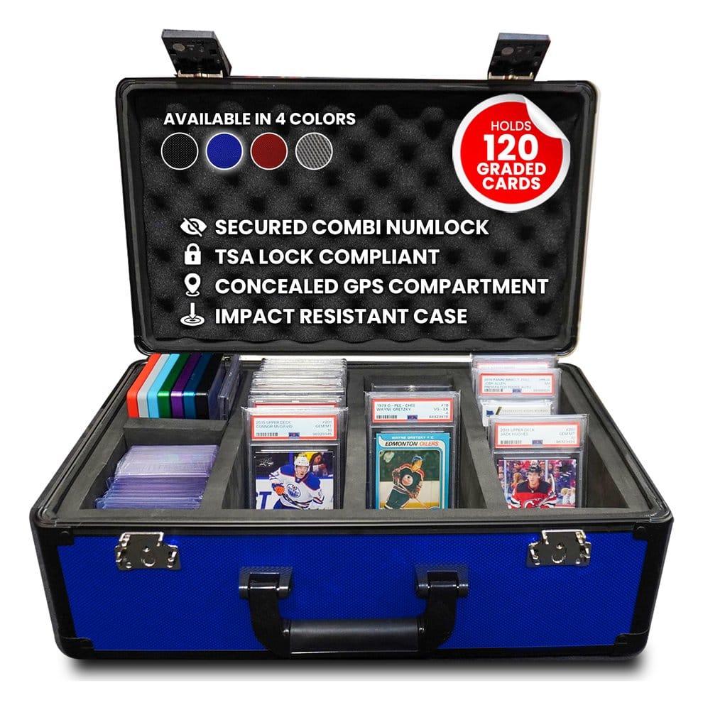 Evoretro valise TCG pour 120 Cartes XL Bleu