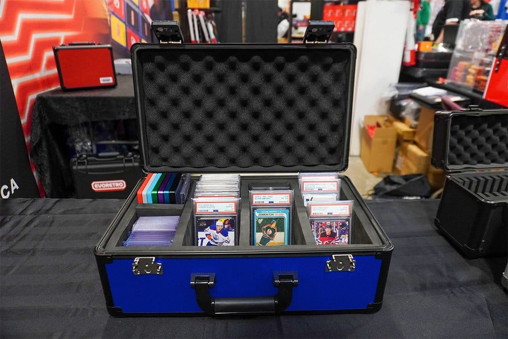 Evoretro valise TCG pour 120 Cartes XL Bleu