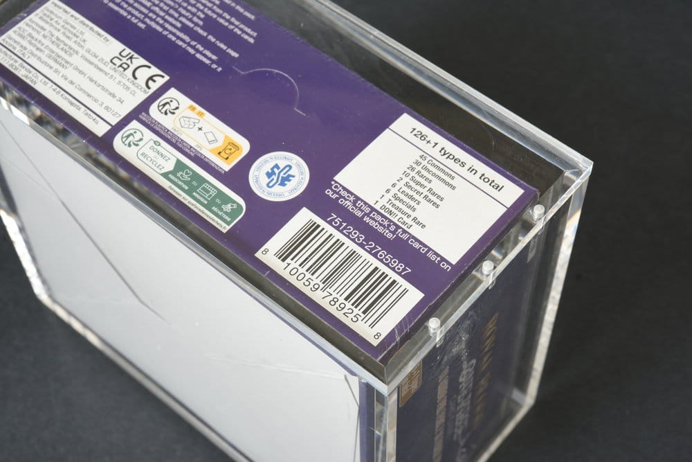 Evoretro Présentoir en Acrylique pour Boîte de Boosters Bandai One Piece TCG (Anglais)
