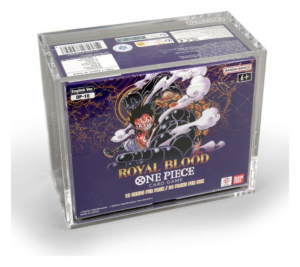 Evoretro Présentoir en Acrylique pour Boîte de Boosters Bandai One Piece TCG (Anglais)