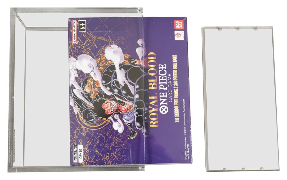 Evoretro Présentoir en Acrylique pour Boîte de Boosters Bandai One Piece TCG (Anglais)
