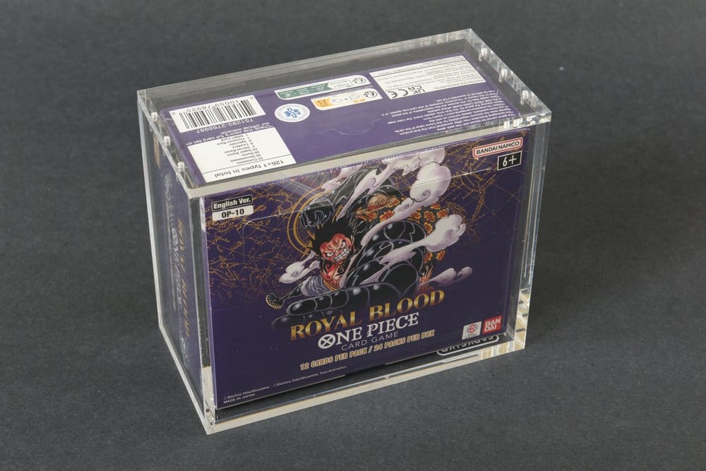 Evoretro Présentoir en Acrylique pour Boîte de Boosters Bandai One Piece TCG (Anglais)