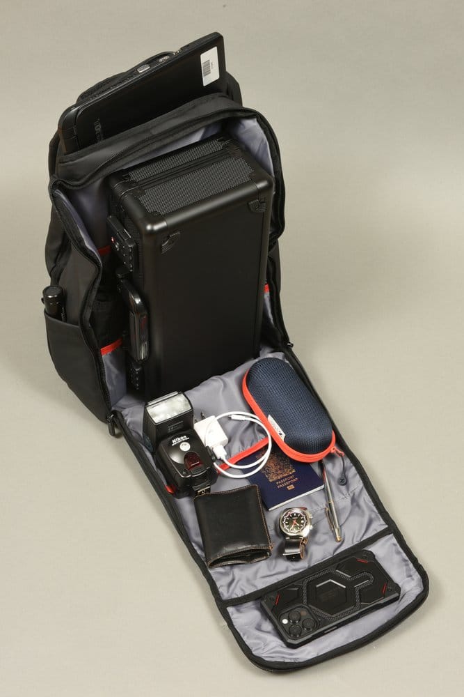 Evoretro Sac à Dos de Voyage et Mini-Étui de Transport Bundle Kit Noir