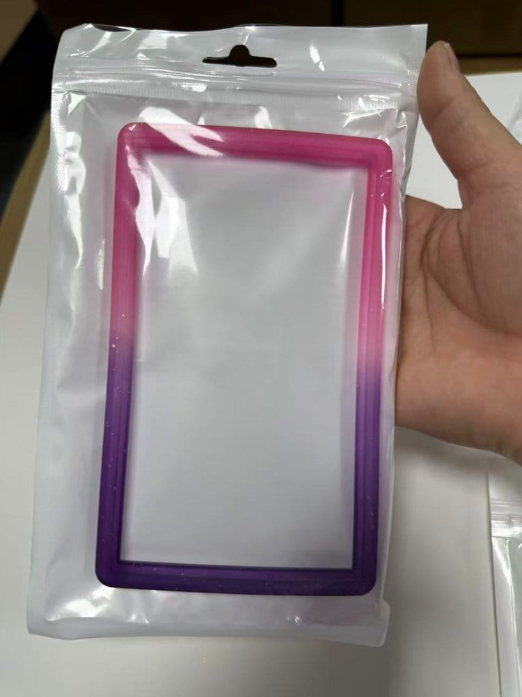 Evoretro Bumper pour Slab de Carte Gradée PSA Gradient Pink-Purple Glitter