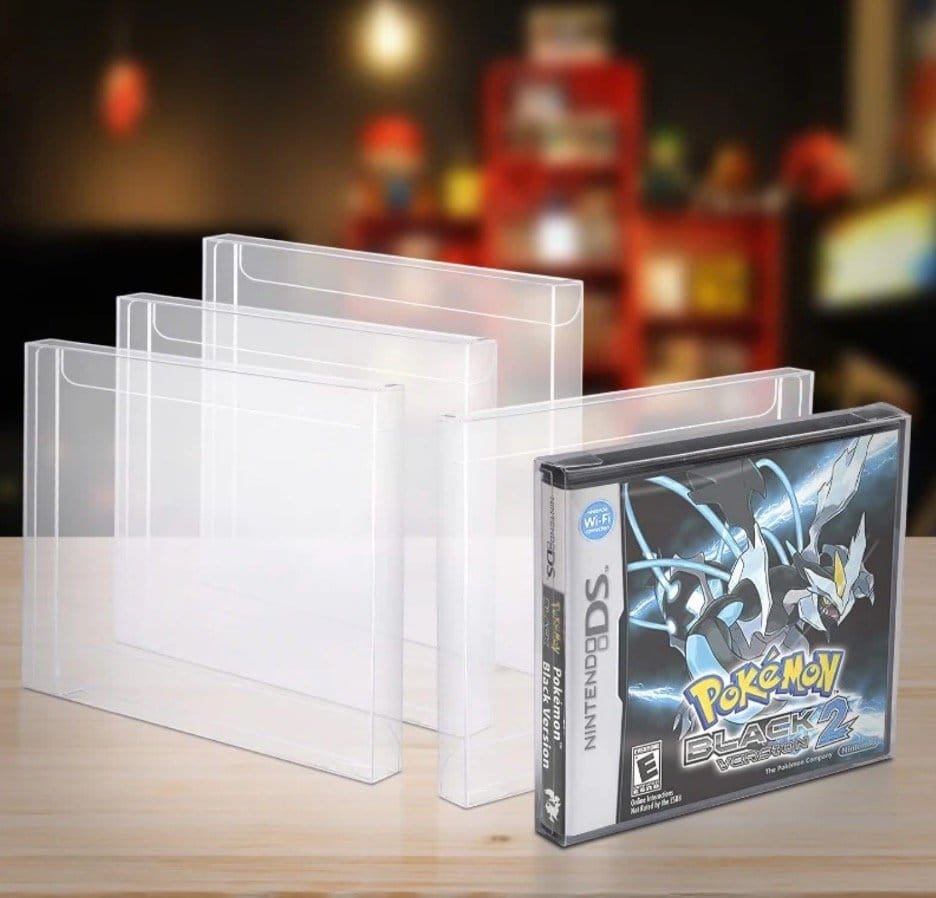 Pack 25 boîtes de protection en PET pour jeux Nintendo DS Games