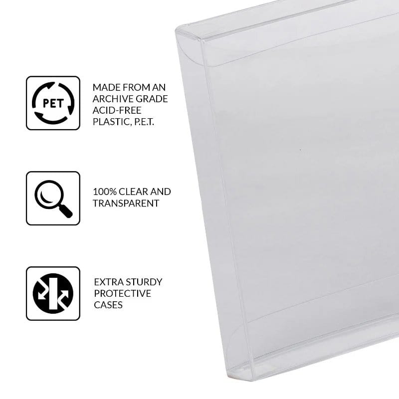 Pack 25 boîtes de protection en PET pour jeux Nintendo DS Games