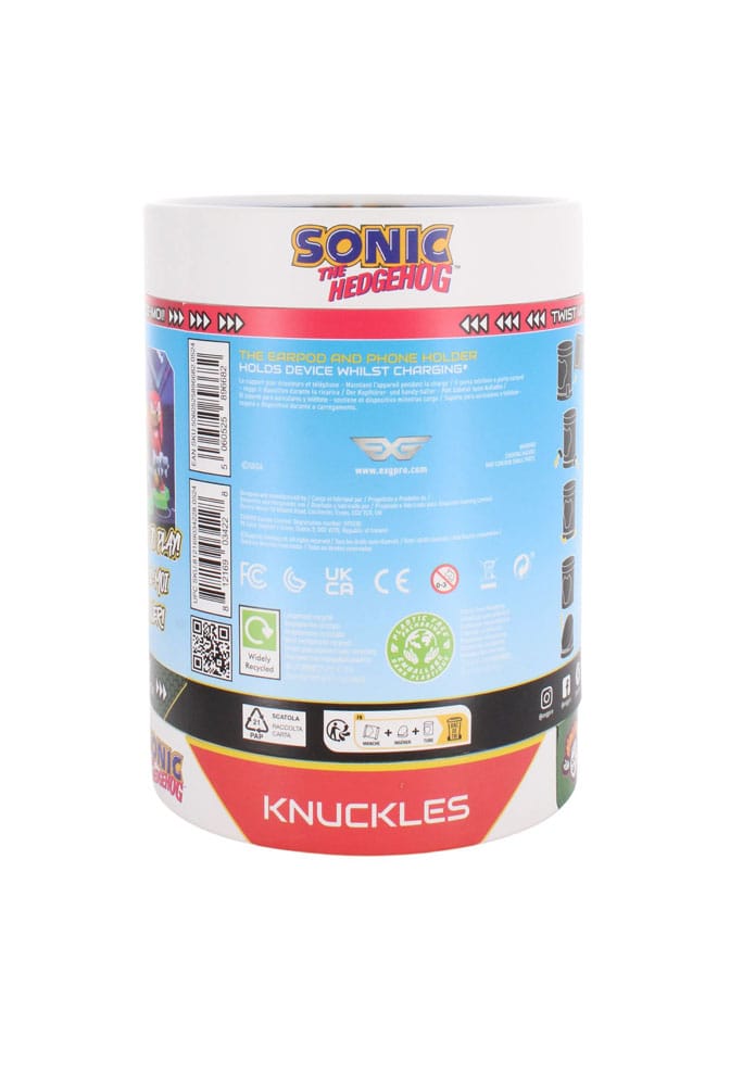 Sonic The Hedgehog mini support Holdems Knuckles 10 cm