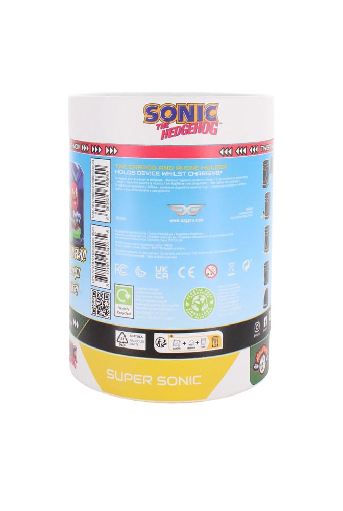 Sonic The Hedgehog mini support Holdems Super Sonic 10 cm