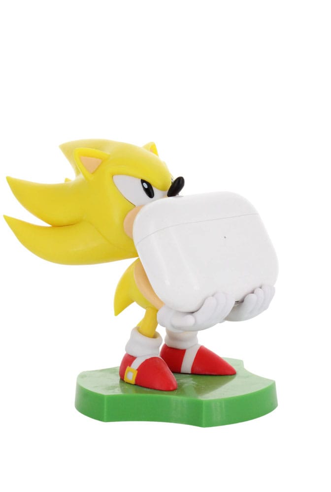 Sonic The Hedgehog mini support Holdems Super Sonic 10 cm