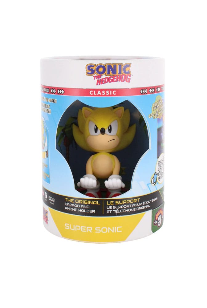 Sonic The Hedgehog mini support Holdems Super Sonic 10 cm