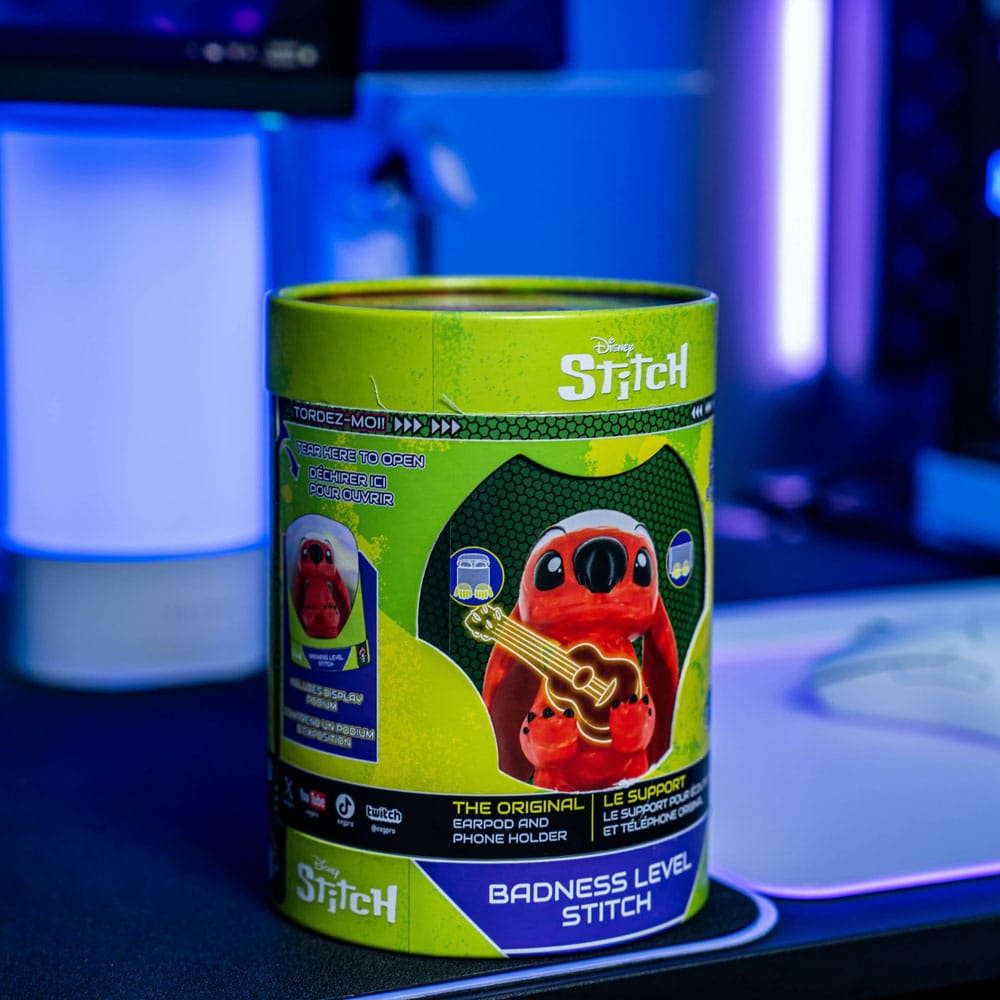 Cable Guys Holdems - Disney - Lilo et Stitch - Support pour écouteurs et téléphone Badness Level Stitch