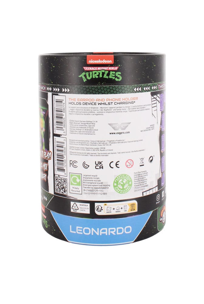 Tortues Ninja mini support Holdems Leonardo 10 cm