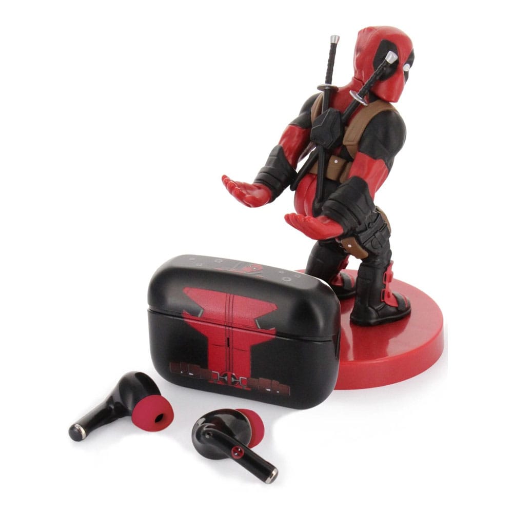 Marvel mini support Holdems avec écouteurs sans fil Deadpool TWS Buds Pro 10 cm