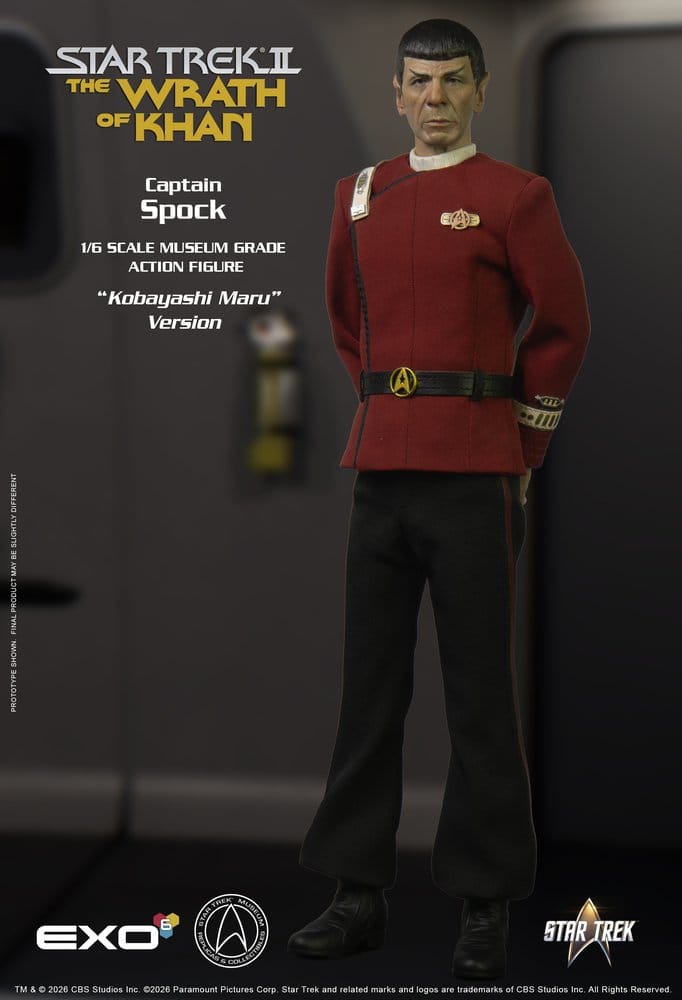 Star Trek : La Colère de Khan figurine 1/6 Captain Spock Kobayashi Maru Version 30 cm