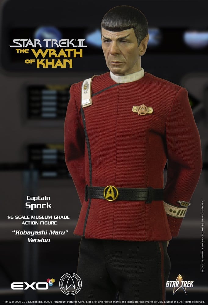 Star Trek : La Colère de Khan figurine 1/6 Captain Spock Kobayashi Maru Version 30 cm