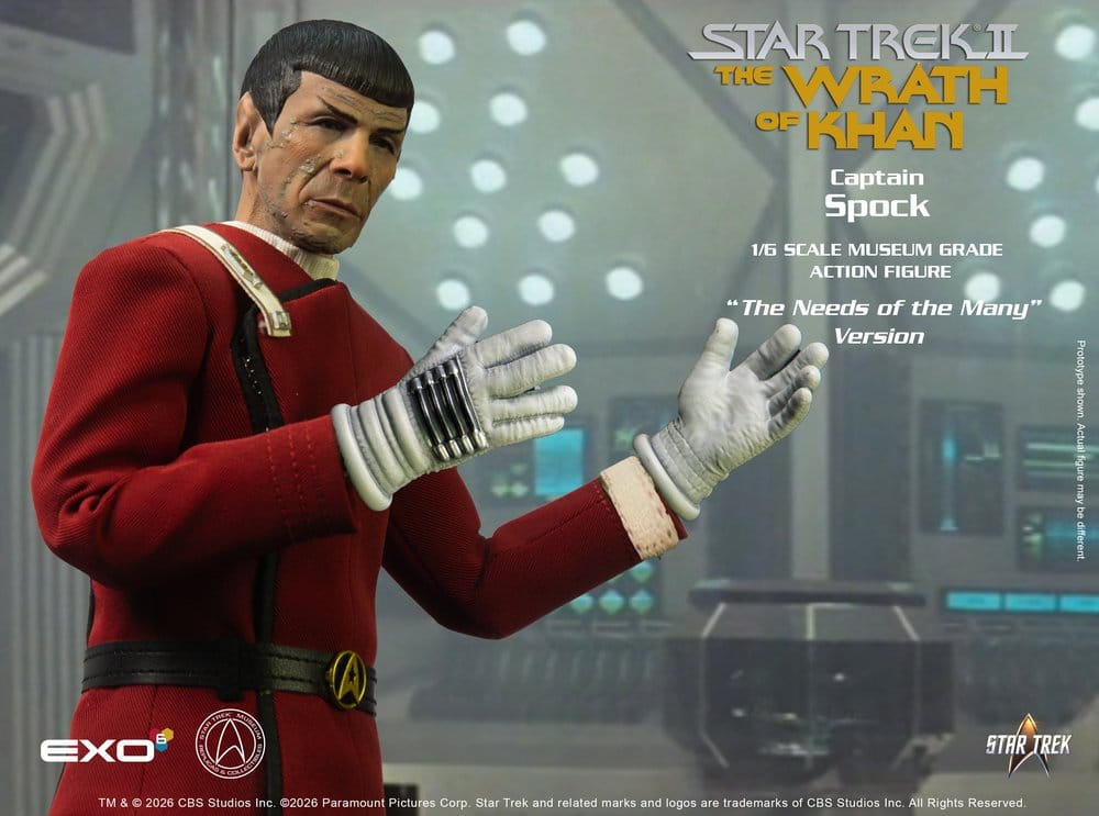 Star Trek : La Colère de Khan figurine 1/6 Captain Spock Needs of the Many Version 30 cm