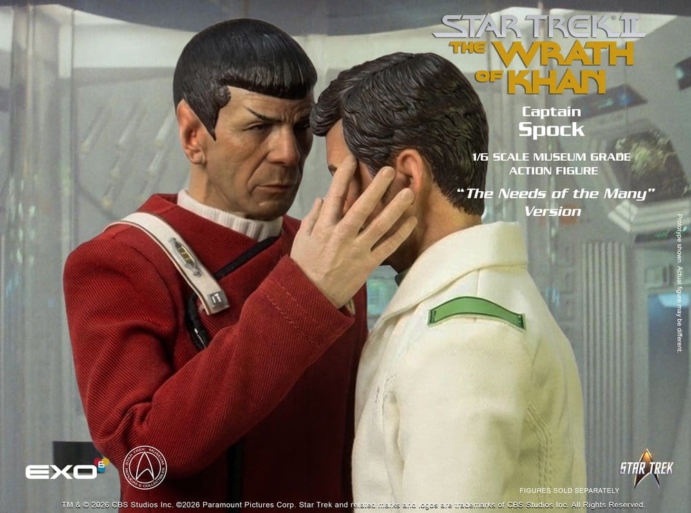 Star Trek : La Colère de Khan figurine 1/6 Captain Spock Needs of the Many Version 30 cm
