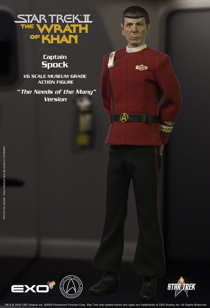 Star Trek : La Colère de Khan figurine 1/6 Captain Spock Needs of the Many Version 30 cm