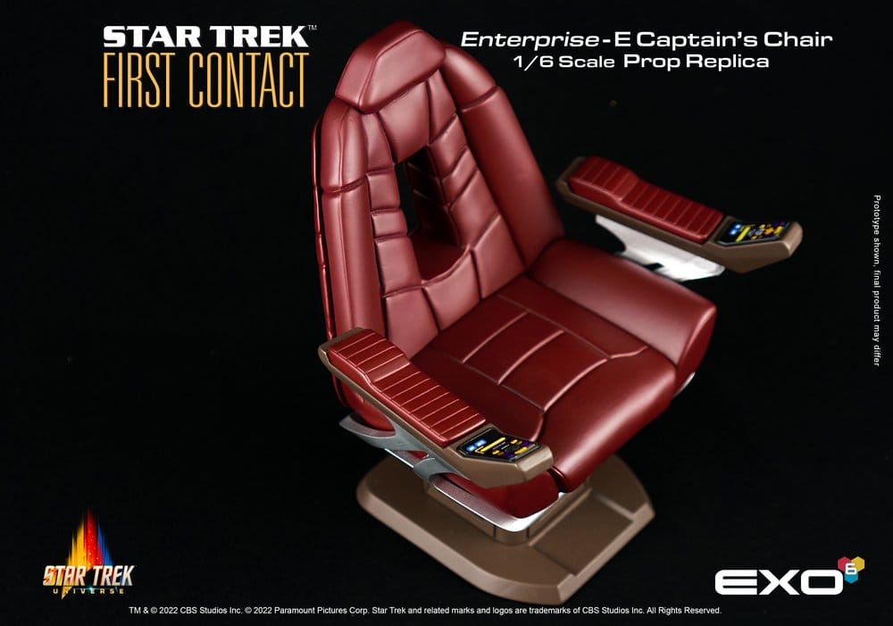 Star Trek : Premier Contact réplique 1/6 Captain's Chair 15 cm