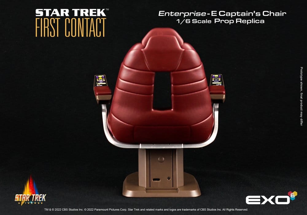 Star Trek : Premier Contact réplique 1/6 Captain's Chair 15 cm
