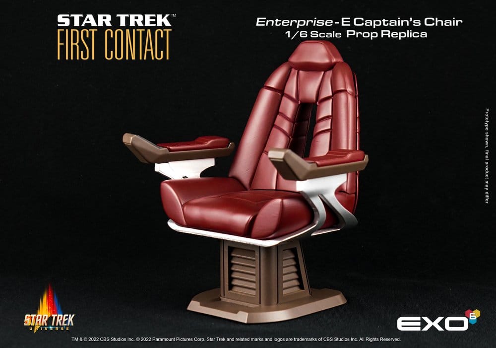 Star Trek : Premier Contact réplique 1/6 Captain's Chair 15 cm