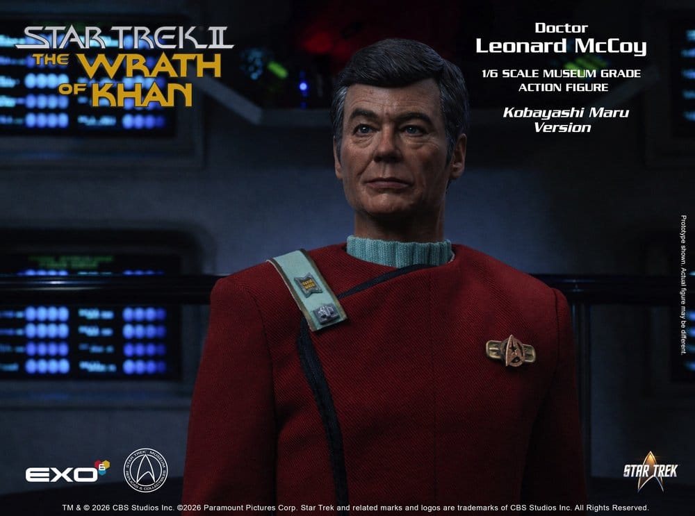 Star Trek II: La Colère de Khan figurine 1/6 Dr. Leonard McCoy Kobayashi Maru Version 30 cm