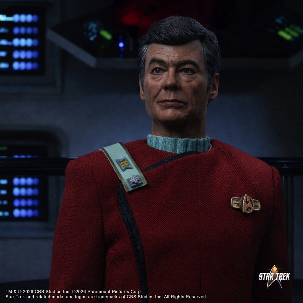 Star Trek II: La Colère de Khan figurine 1/6 Dr. Leonard McCoy Kobayashi Maru Version 30 cm