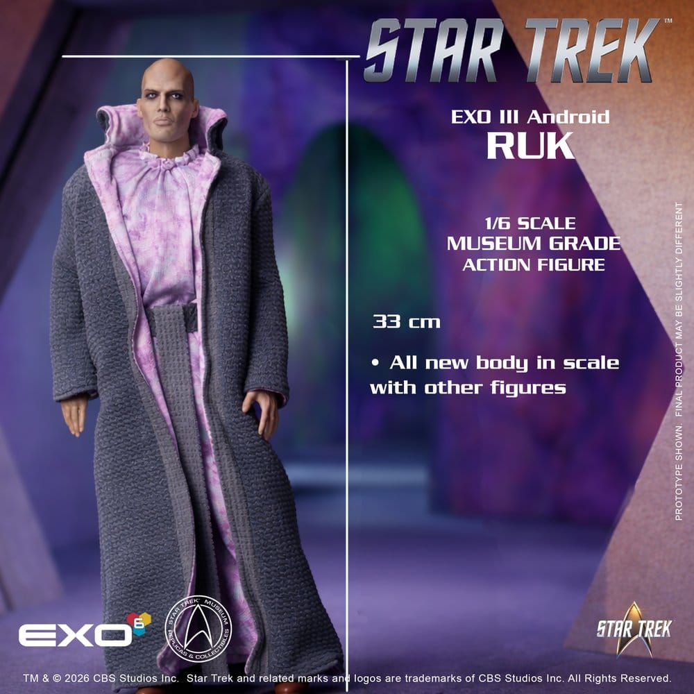 Star Trek: La série originale figurine 1/6 Ruk EXO III Android 33 cm