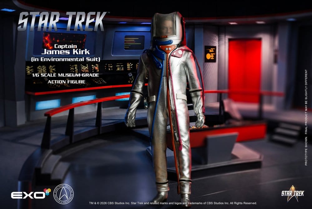 Star Trek: La série originale figurine 1/6 Captain James T. Kirk (in Environmental Suit) 29 cm