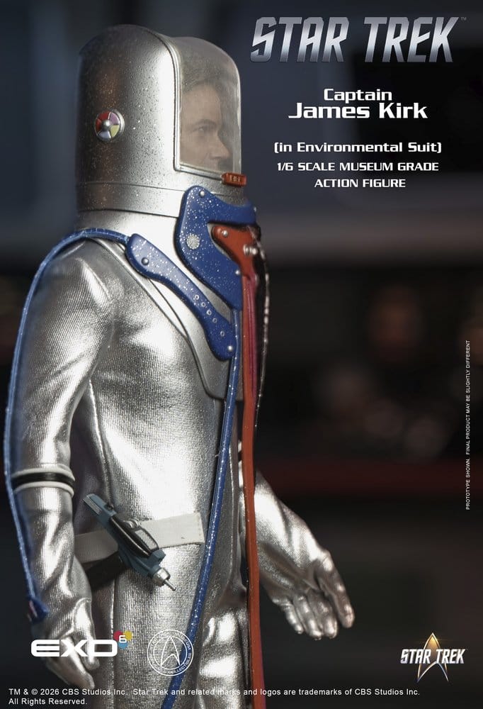 Star Trek: La série originale figurine 1/6 Captain James T. Kirk (in Environmental Suit) 29 cm