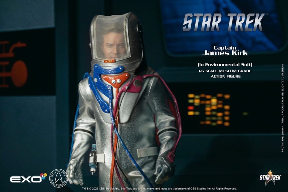 Star Trek: La série originale figurine 1/6 Captain James T. Kirk (in Environmental Suit) 29 cm