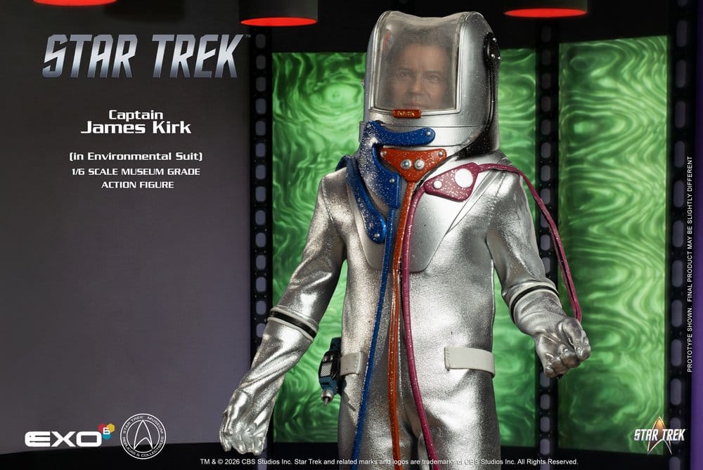 Star Trek: La série originale figurine 1/6 Captain James T. Kirk (in Environmental Suit) 29 cm