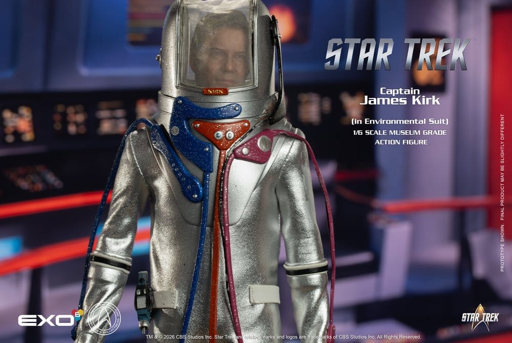 Star Trek: La série originale figurine 1/6 Captain James T. Kirk (in Environmental Suit) 29 cm