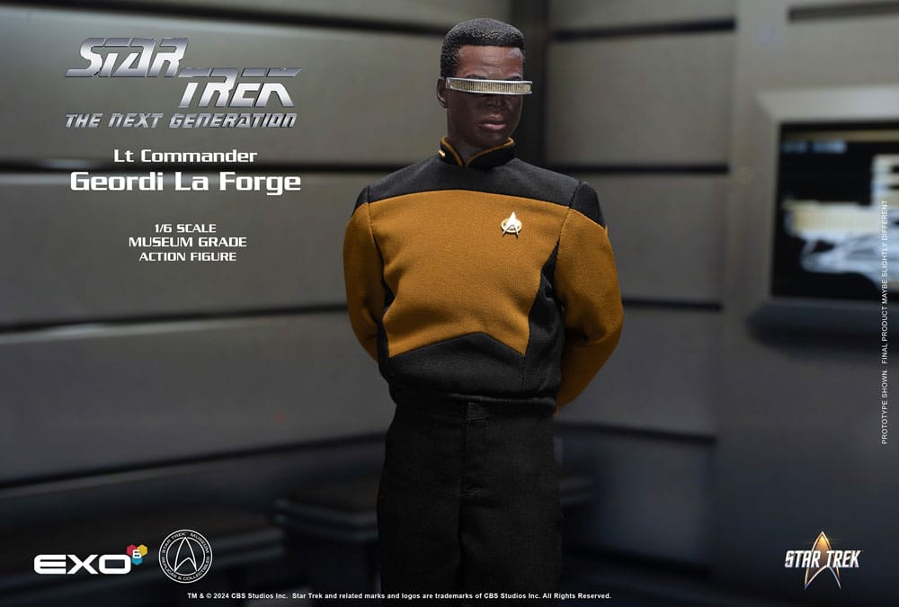 Star Trek: The Next Generation figurine 1/6 Lt. Commander Geordi La Forge (Essentials Version) 28 cm