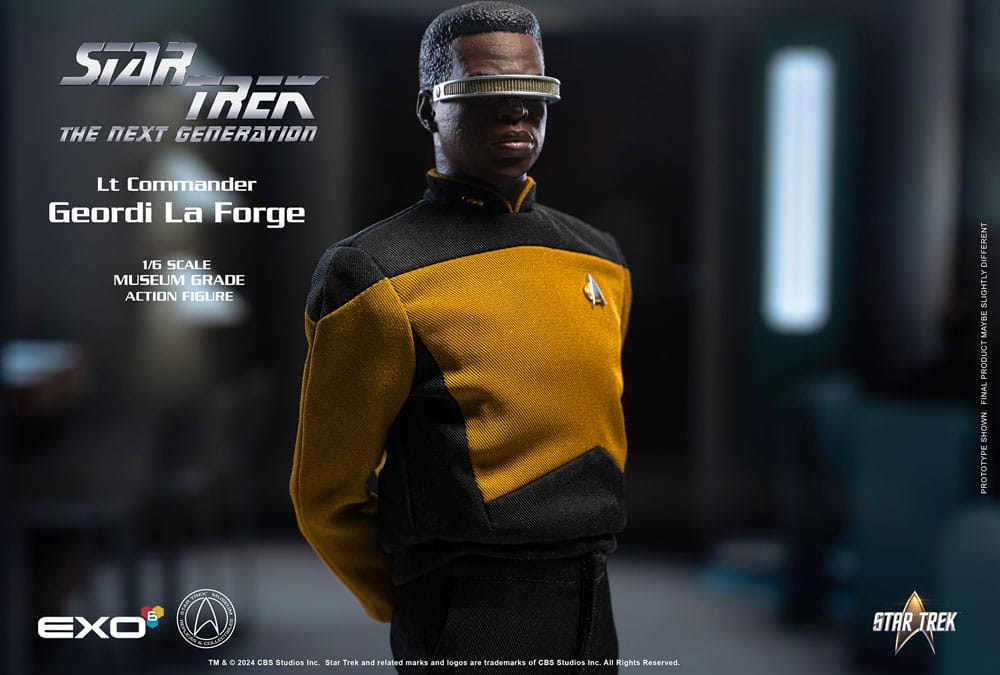 Star Trek: The Next Generation figurine 1/6 Lt. Commander Geordi La Forge (Essentials Version) 28 cm