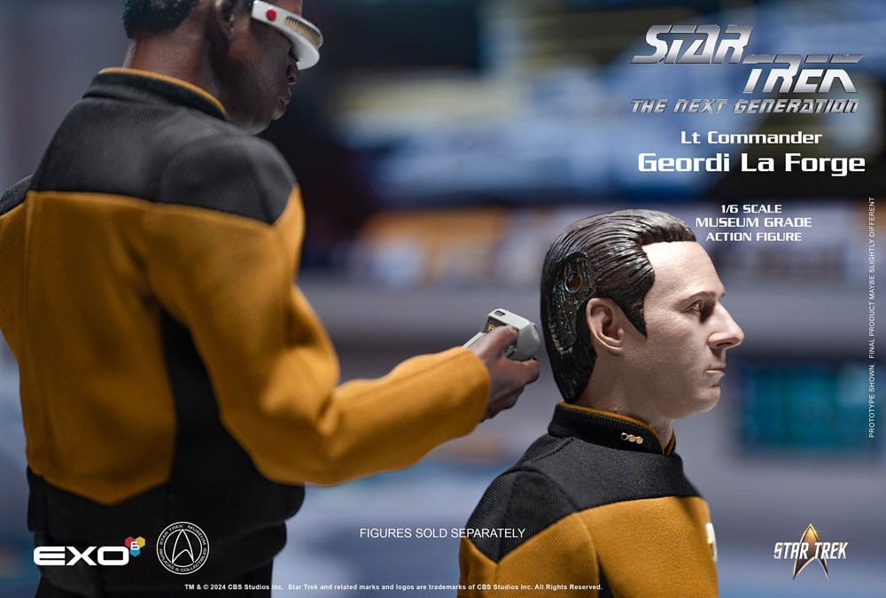 Star Trek: The Next Generation figurine 1/6 Lt. Commander Geordi La Forge (Essentials Version) 28 cm