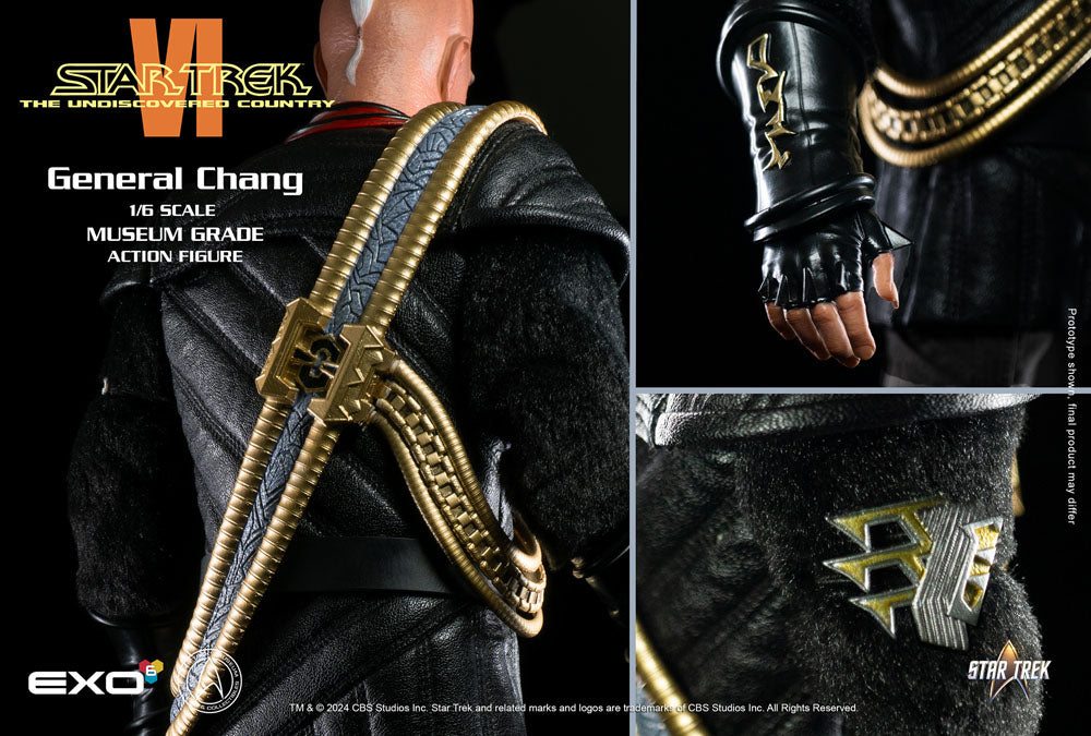 Star Trek 6 : Terre inconnue figurine 1/6 General Chang 30 cm