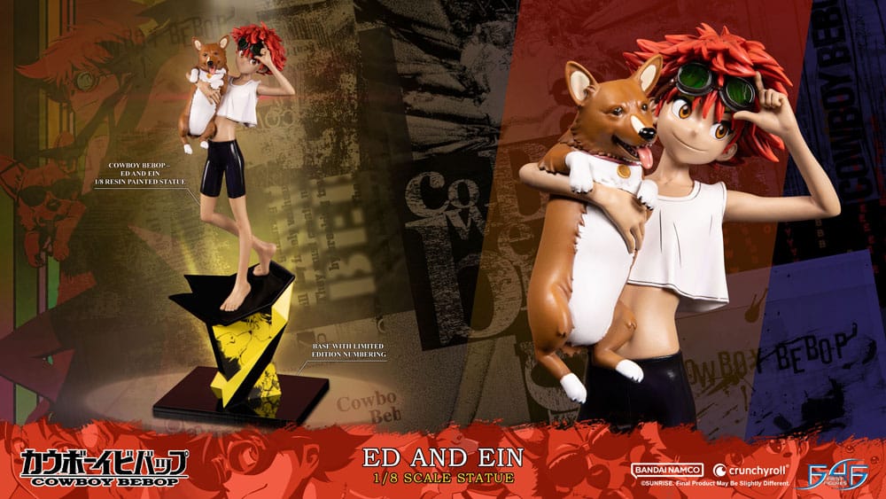 Cowboy Bebop statuette 1/8 Ed & Ein 28 cm