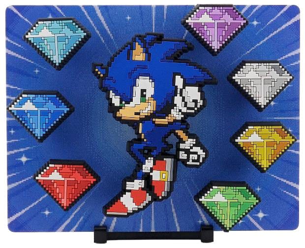 Sonic The Hedgehog magnet à collectionner FiGGYZ Modern Sonic 35th Anniversary 9 cm