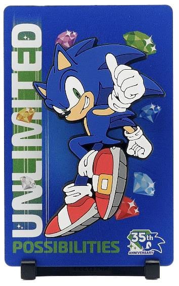 Sonic The Hedgehog magnet à collectionner FiGGYZ OGz Sonic 35th Anniversary 9 cm