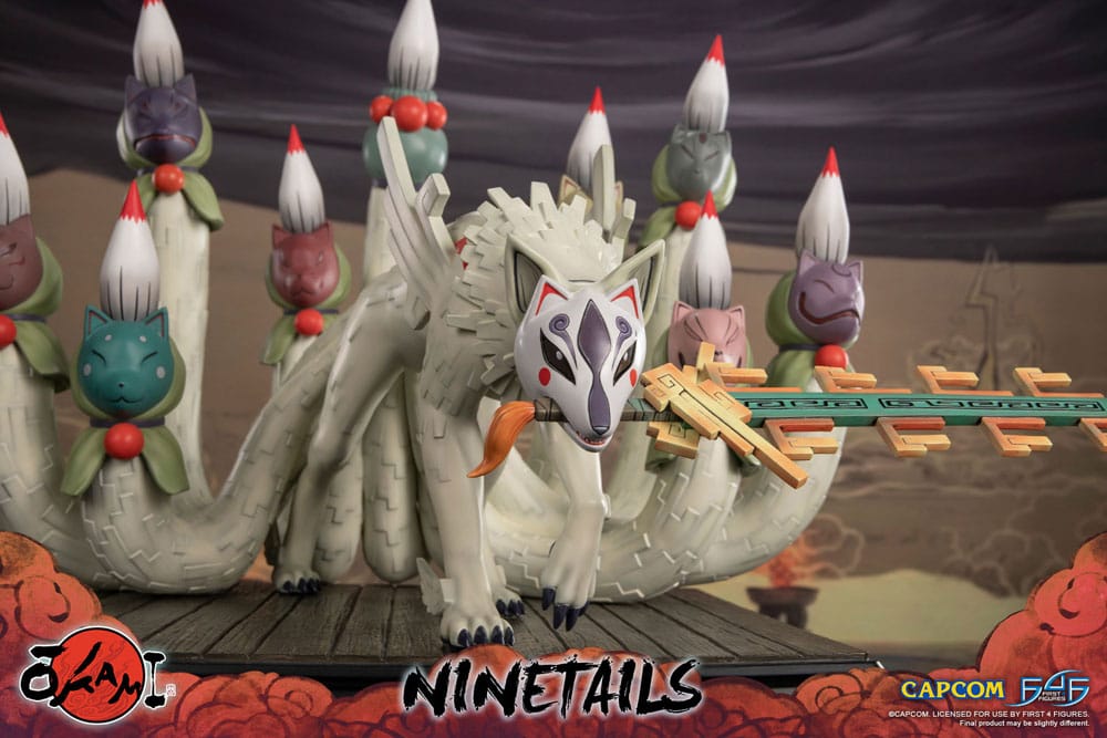Okami statuette Ninetails 51 cm
