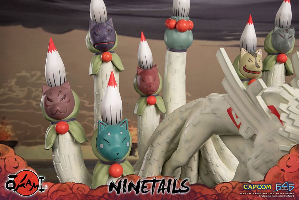 Okami statuette Ninetails 51 cm