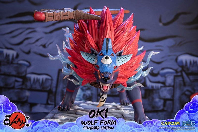 First 4 Figures - Okami - Oki (Forme Loup) Statue Edition Standard 35cm