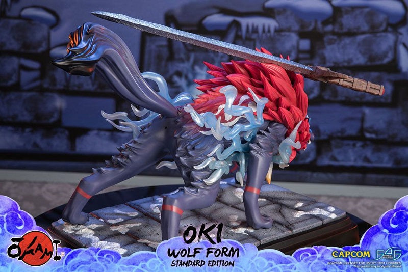 First 4 Figures - Okami - Oki (Forme Loup) Statue Edition Standard 35cm